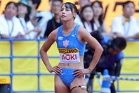 日本国籍取得前に400mで51秒71をマークしている日本体育大の青木。写真：梅月智史（THE DIGEST写真部）