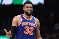 ニックスの快進撃の背景には、タウンズの起用法変更があった。(C)Getty Images