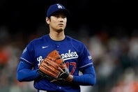 パドレス戦で４登板ぶりに二刀流で出場する大谷翔平。(C)Getty Images