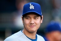 先頭打者アーチを放った大谷が、先発として５回無失点と好投した。(C)Getty Images