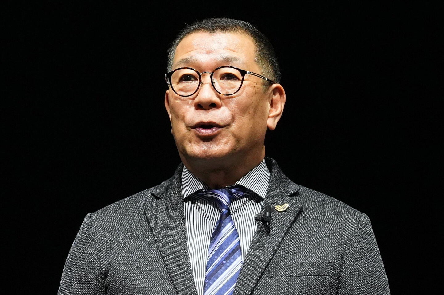 SVリーグチェアマンの大河正明氏。(C)THE DIGEST