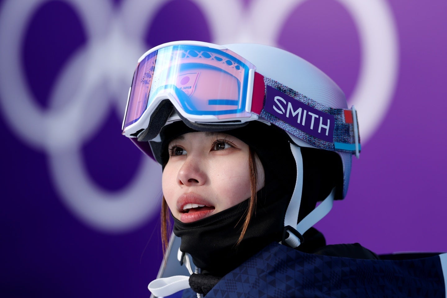 女子モーグルの中尾春香。２月のミラノ・コルティナ五輪に初出場し、決勝に進出した。(C)Getty Images