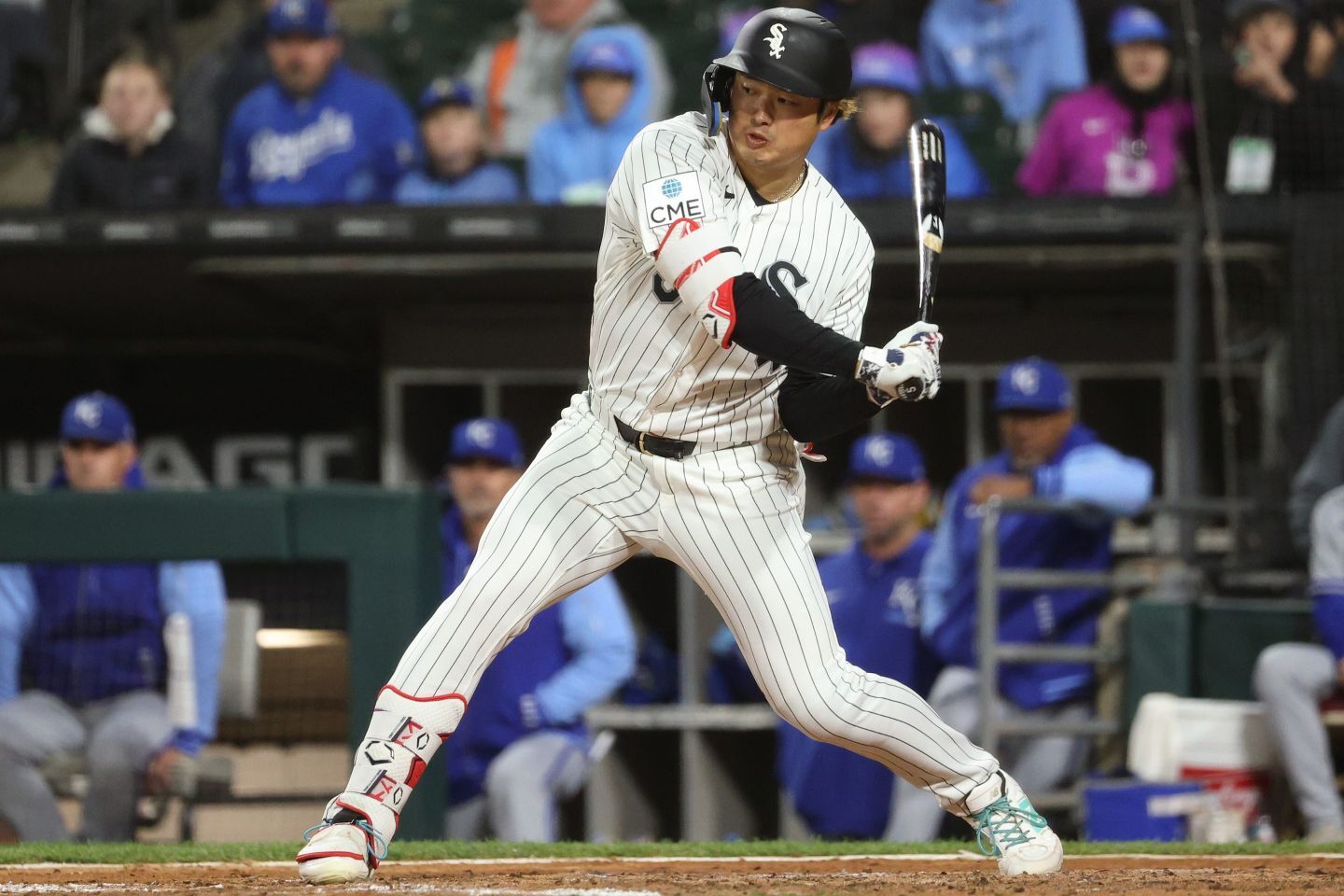 開幕直後から強烈なインパクトを残しているWソックスの村上。(C)Getty Images