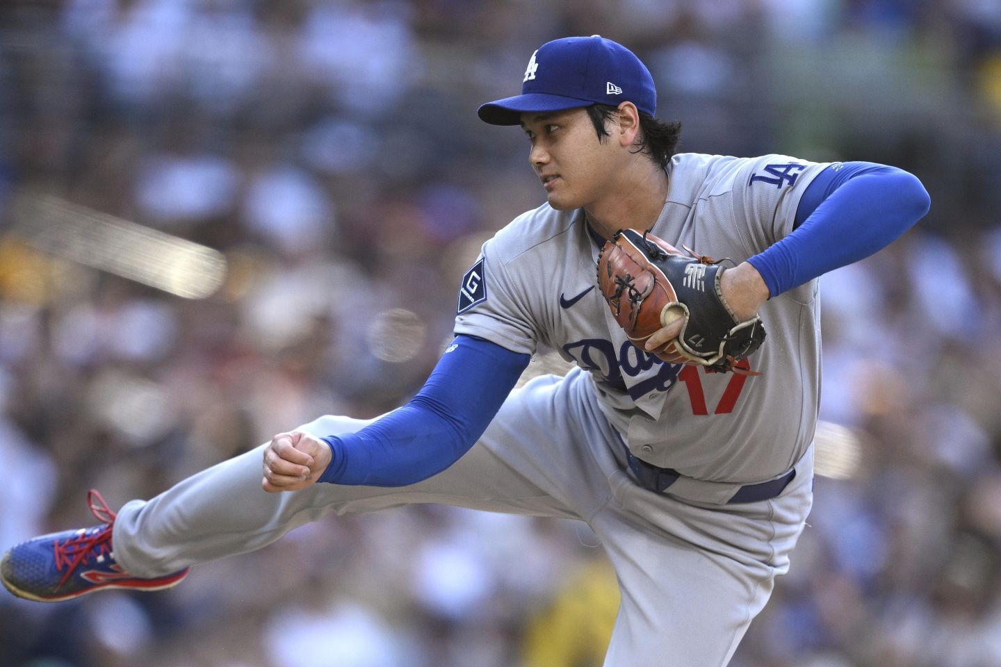 今季４勝目を挙げた大谷。防御率は驚異の0.73をマークしている。(C) Getty Images