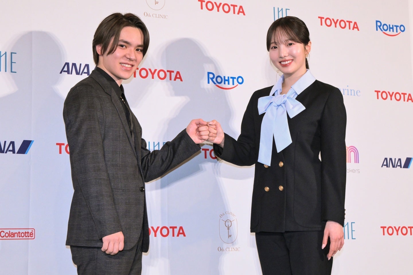 アイスダンスカップルとして現役復帰を表明した宇野昌磨（左）と本田真凜（右）。写真：鈴木颯太朗