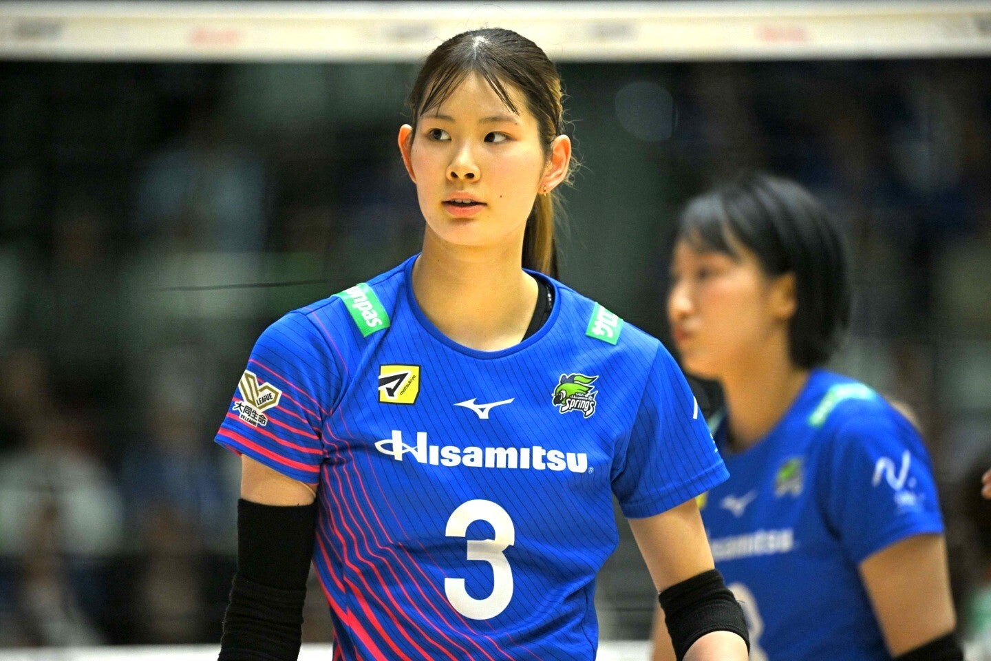 SAGA久光のエース北窓絢音。写真：金子拓弥（THE DIGEST写真部）
