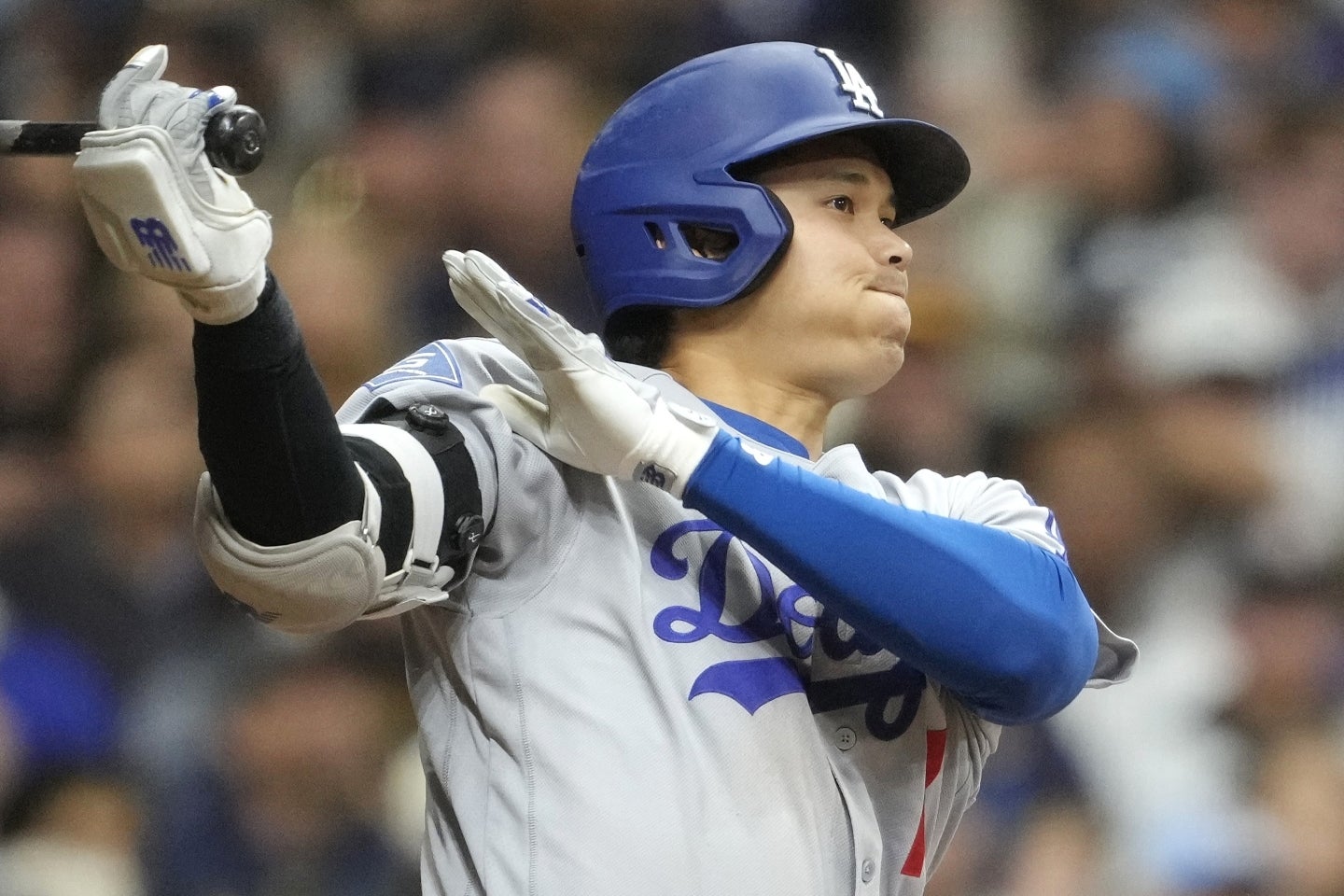 22日のブルワーズ戦で３打数１安打、１四球。犠飛で打点１を記録した。(C)Getty Images