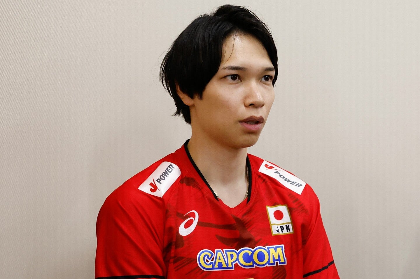 バレーボール男子日本代表の山内晶大。写真：滝川敏之