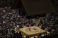 大相撲夏場所は千秋楽が行なわれた。(C) Getty Images