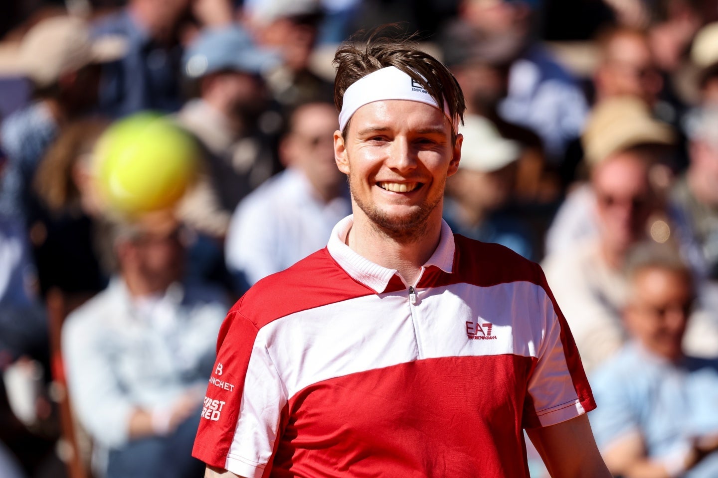 賛否が分かれるアンダーサービスだが、ブブリクは相手との駆け引きよりも遊び心に近い感覚で使っているという。（C）Getty Images