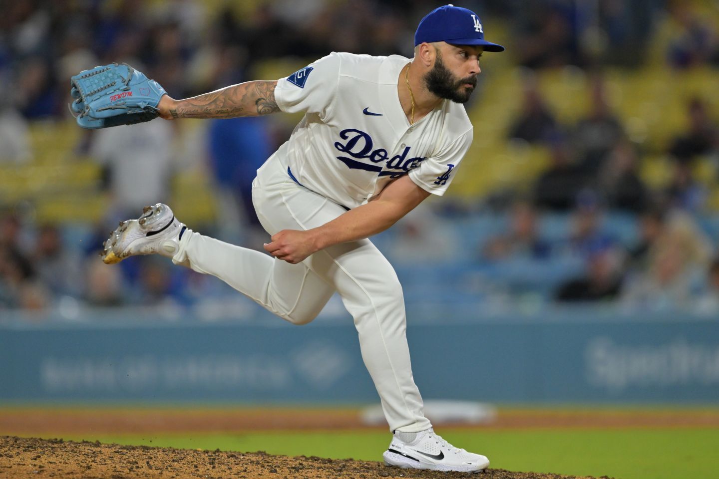 復活を挙げたドジャースの守護神スコット。(C)Getty Images
