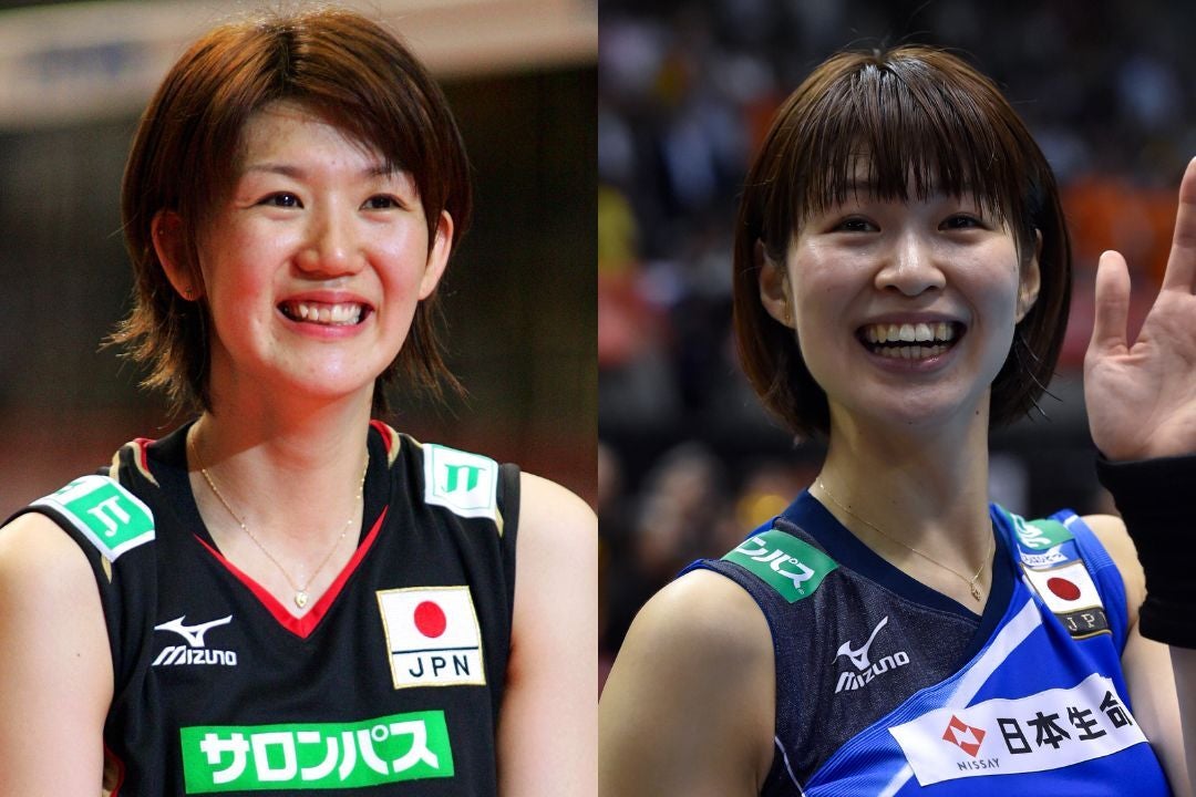 元女子バレー日本代表の栗原さんと木村さん。(C)Getty Images