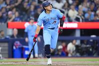 打撃メカニクスを研究しながら、試行錯誤を続けるブルージェイズの岡本。(C)Getty Images