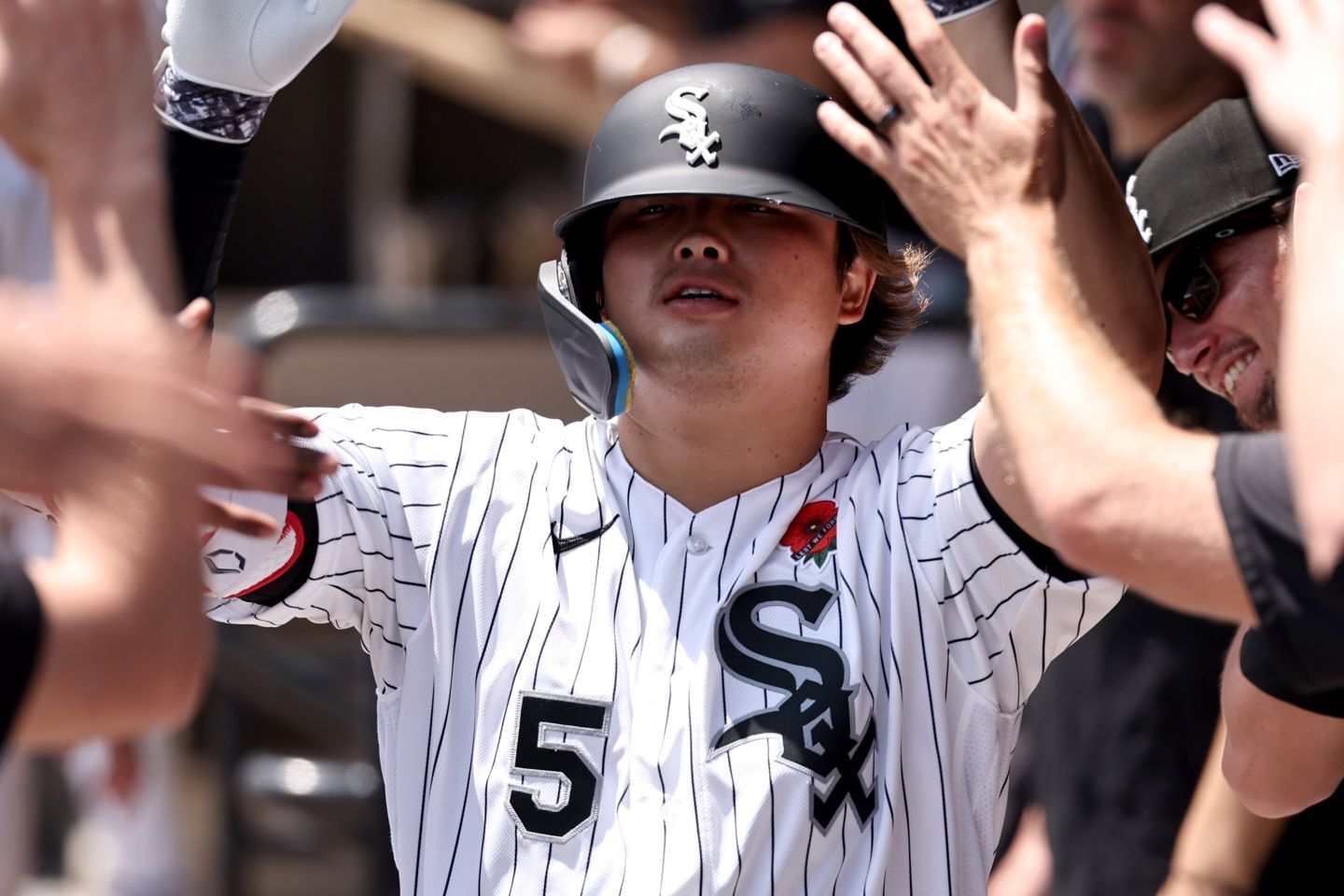 ア・リーグ本塁打ランキングで首位を走るWソックスの村上。(C)Getty Images