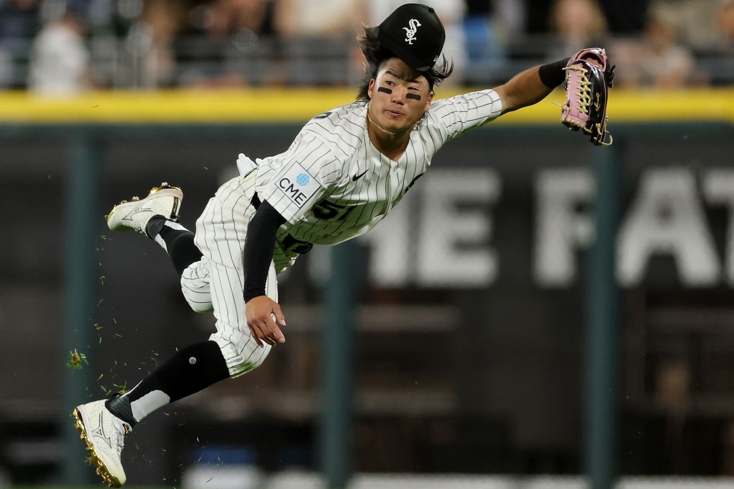 メジャーデビューから２試合連続の補殺を記録したWソックスの西田。(C)Getty Images