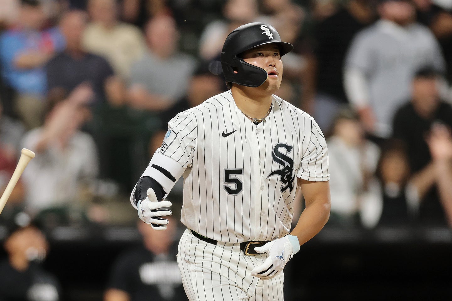 リーグ最速となる20号本塁打を放ったWソックスの村上宗隆。(C) Getty Images