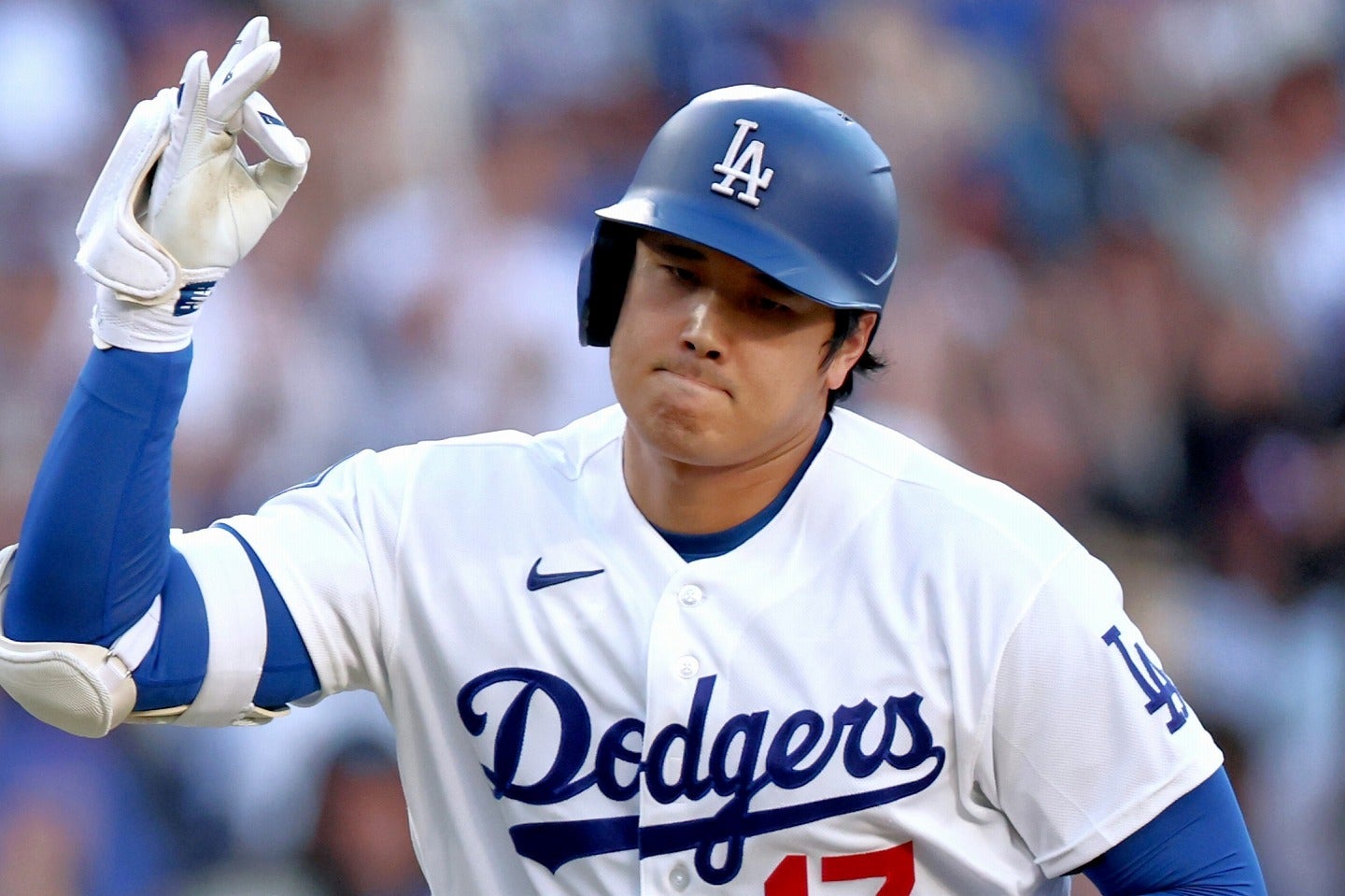 投打で活躍を残した大谷。今季５勝目を掴んだ。(C)Getty Images