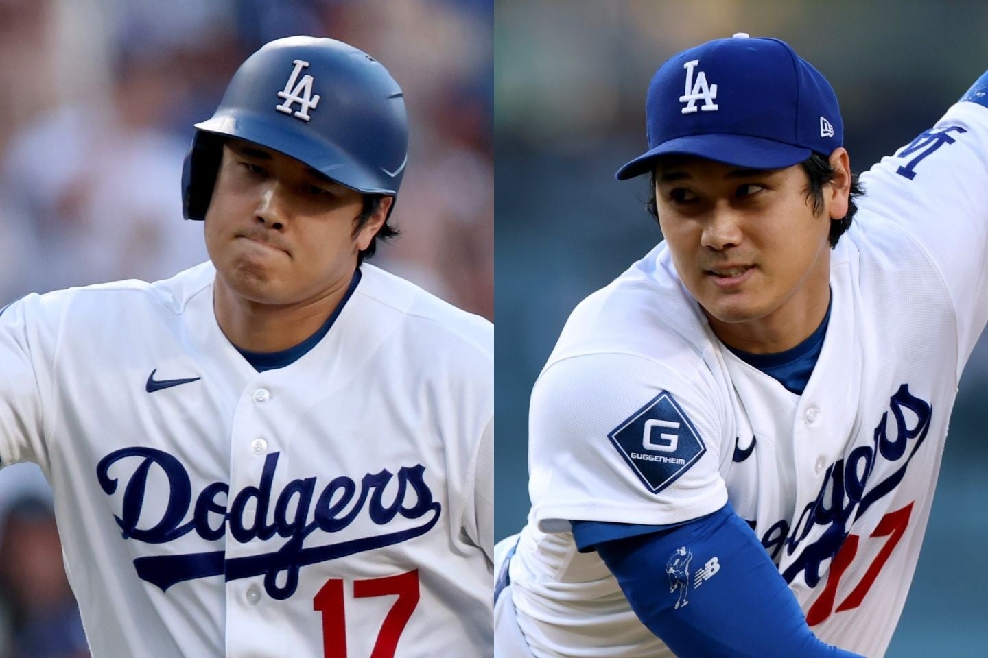 先頭打者弾を放ち、６回ノーヒット投球と大谷は異次元のパフォーマンスを見せた。(C) Getty Images