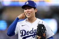 メジャー２年目の今季、４月初旬のメジャー昇格以降ロースターに入り続けているキム・ヘソン。(C)Getty Images