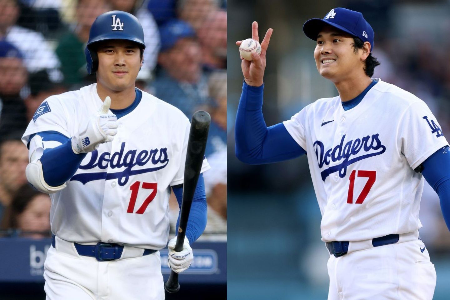 今季４本目の先頭打者本塁打と５勝目を挙げたドジャースの大谷。(C)Getty Images