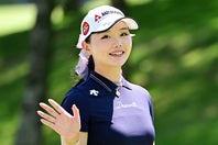 女子プロゴルファーのセキ・ユウティン。最新姿に注目が集まっている。(C)Getty Images
