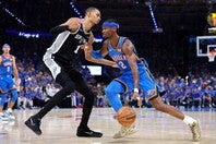 運命の第７戦はスパーズがサンダーとの死闘を制した。(C)Getty Images