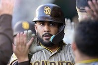 今季１号ソロホームランを放ったタティースJr.。(C) Getty Images