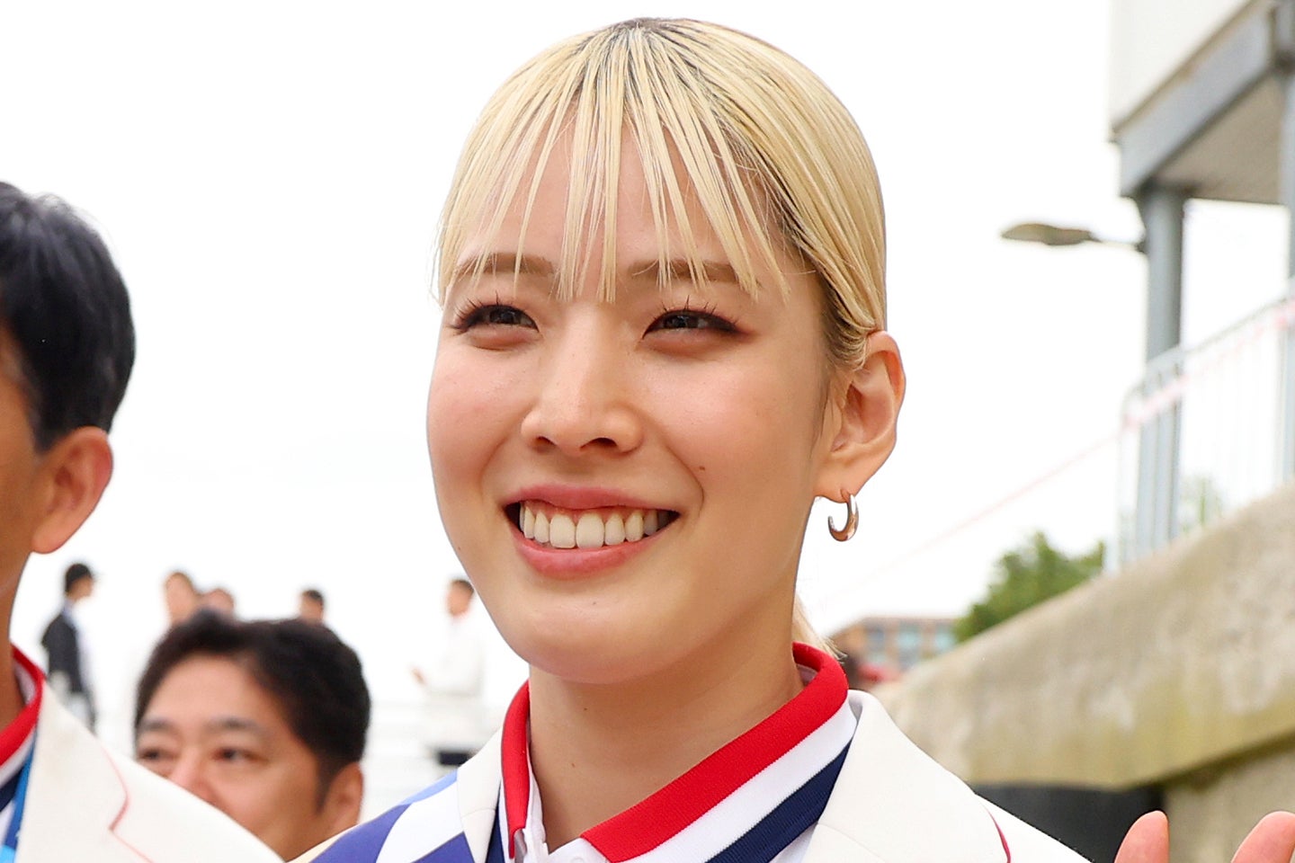 フェンシング五輪銅メダリストの江村がモデル姿を公開した。(C)Getty Images