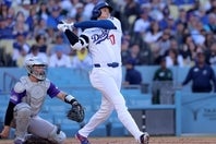 今季ここまで10本塁打を放っているドジャースの大谷。(C)Getty Images