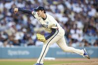 強打者が並ぶフィリーズ戦で好投を見せた佐々木。(C) Getty Images