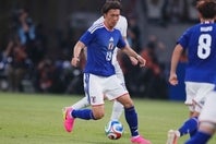 アイスランド戦で決勝点を奪った日本の小川。(C)THE DIGEST