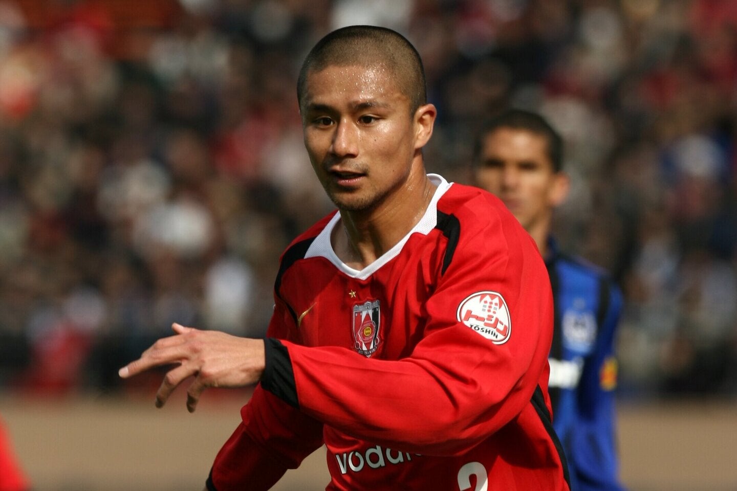 元日本代表DFの坪井慶介氏の近影に注目が集まった（写真は2006年浦和時代）写真：サッカーダイジェスト写真部