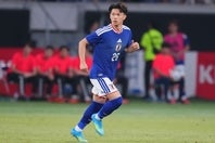 アイスランド戦で73分からピッチに立った21歳の塩貝。(C)THE DIGEST