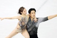 ミラノ・コルティナ五輪で金メダルを獲得したりくりゅう。(C)Getty Images