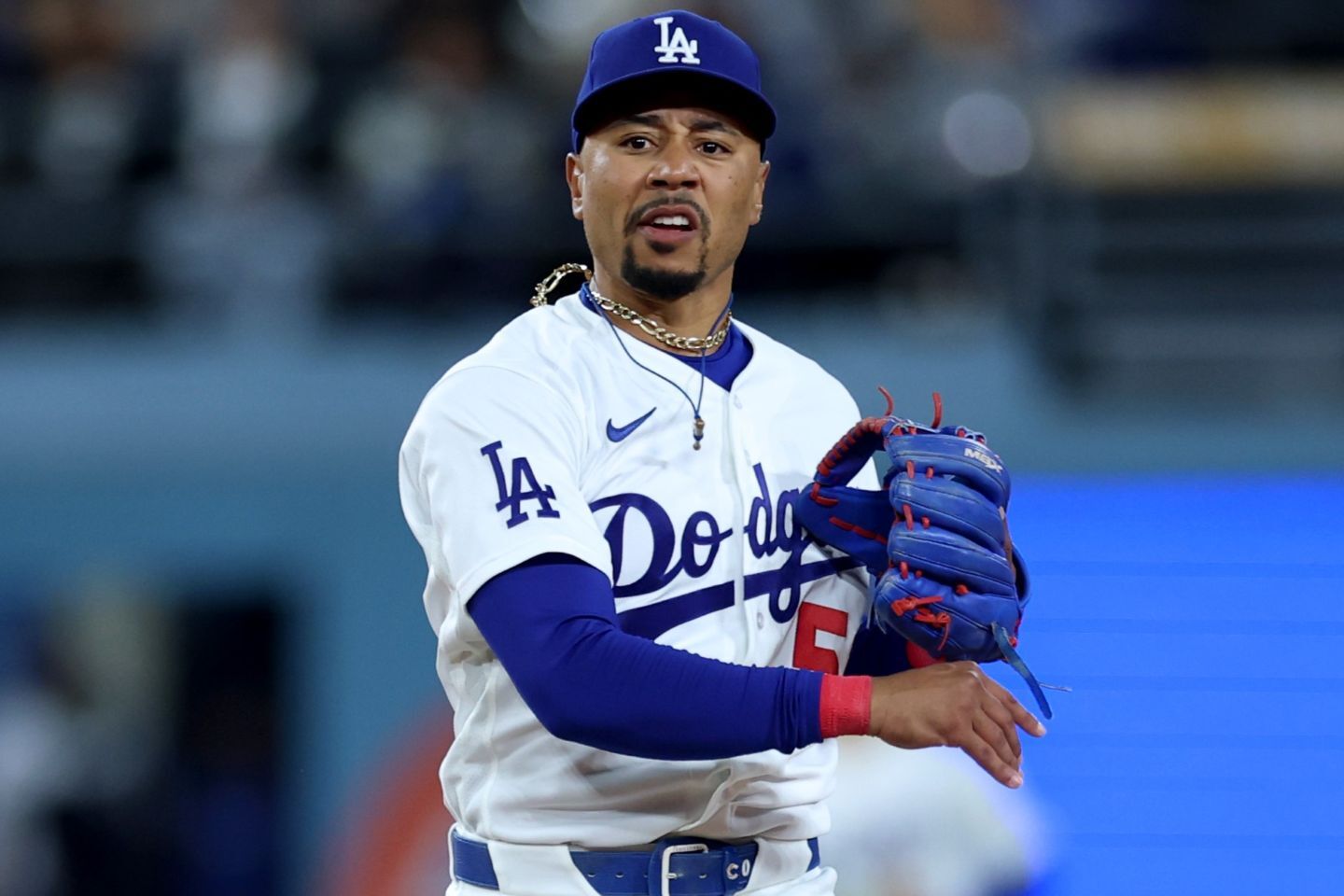 深刻な打撃不振に陥っているドジャースのベッツ。(C)Getty Images