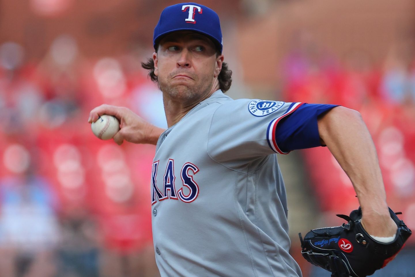 メジャー通算100勝目を挙げたレンジャーズのデグロム。(C)Getty Images