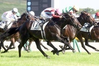 皐月賞を制したロブチェンが日本ダービーを制覇。史上25頭目の春季クラシック二冠馬となった。写真：産経新聞社
