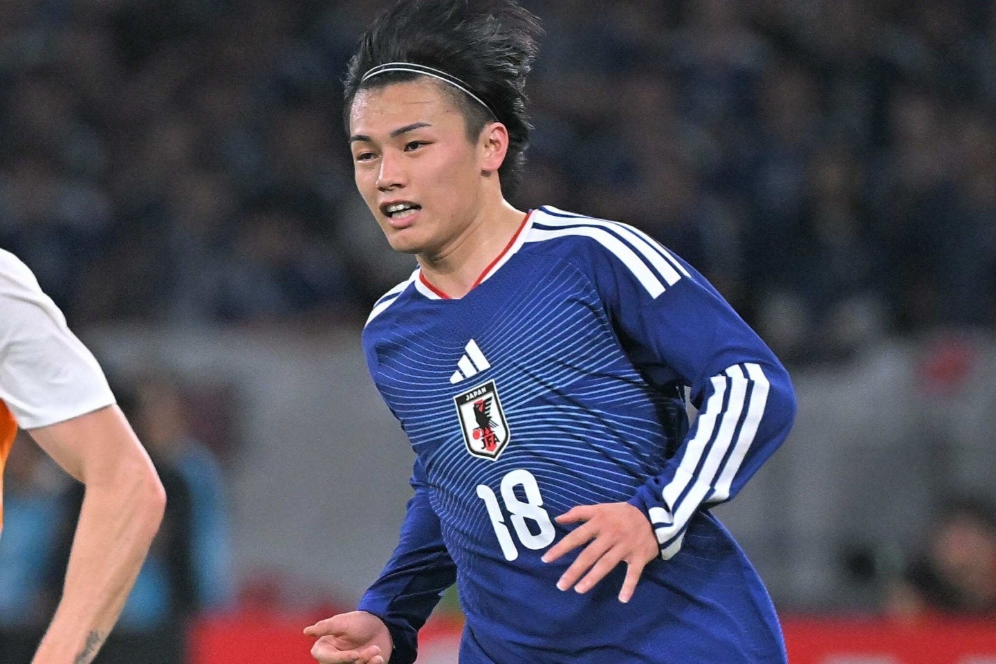 日本代表のFW上田綺世は所属のフェイエノールトで25点を叩き出し、日本人選手初のエールディビジ得点王に輝いた。写真：金子拓弥（THE DIGEST写真部）