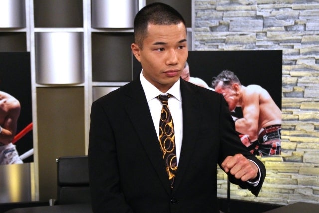 直近の試合でドネアを倒した増田。(C)THE DIGEST