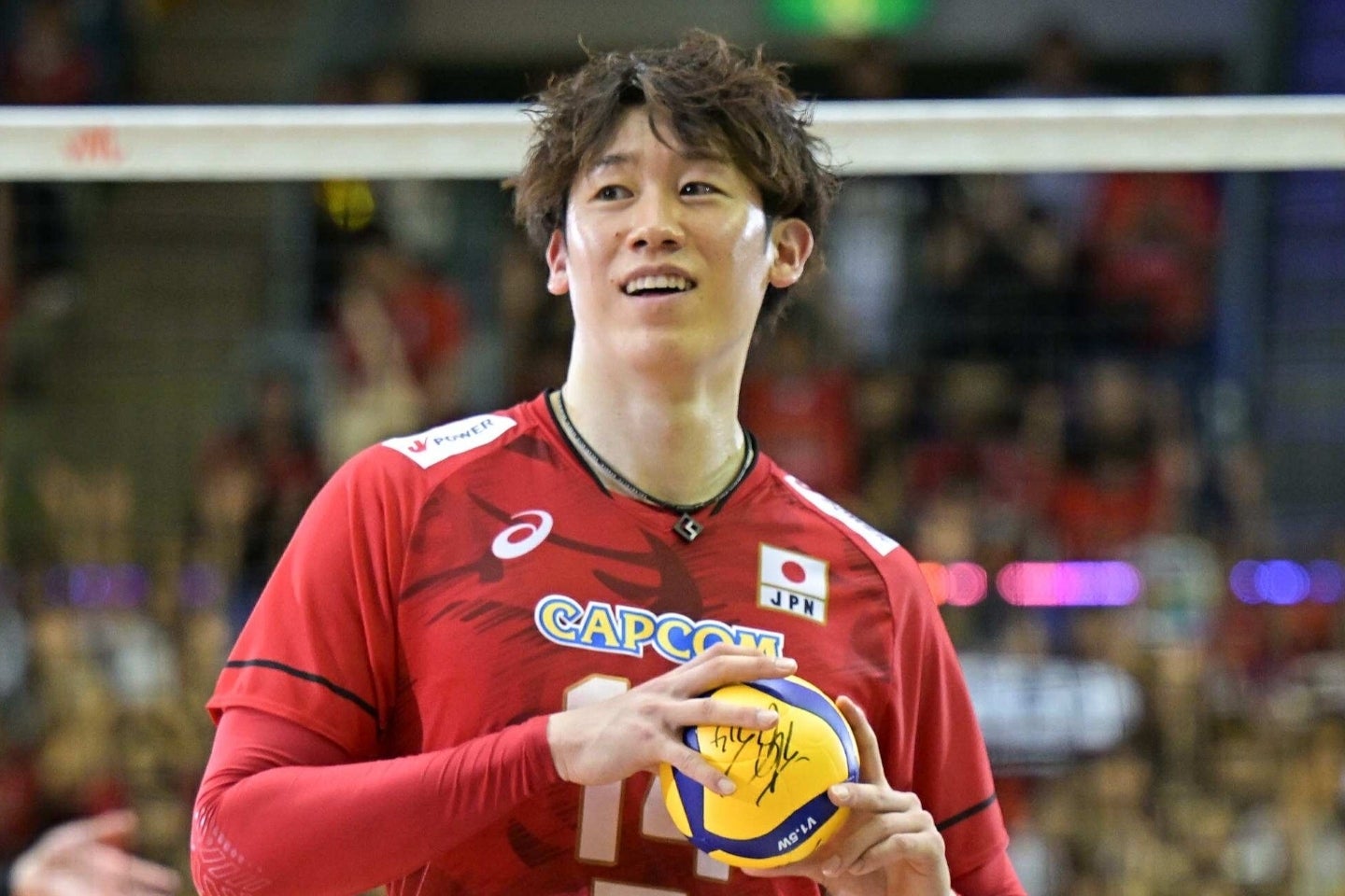 日本代表キャプテンの石川祐希が２シーズン在籍したペルージャを退団し、トルコの強豪ジラートに移籍した。写真：金子拓弥（THE DIGEST写真部）