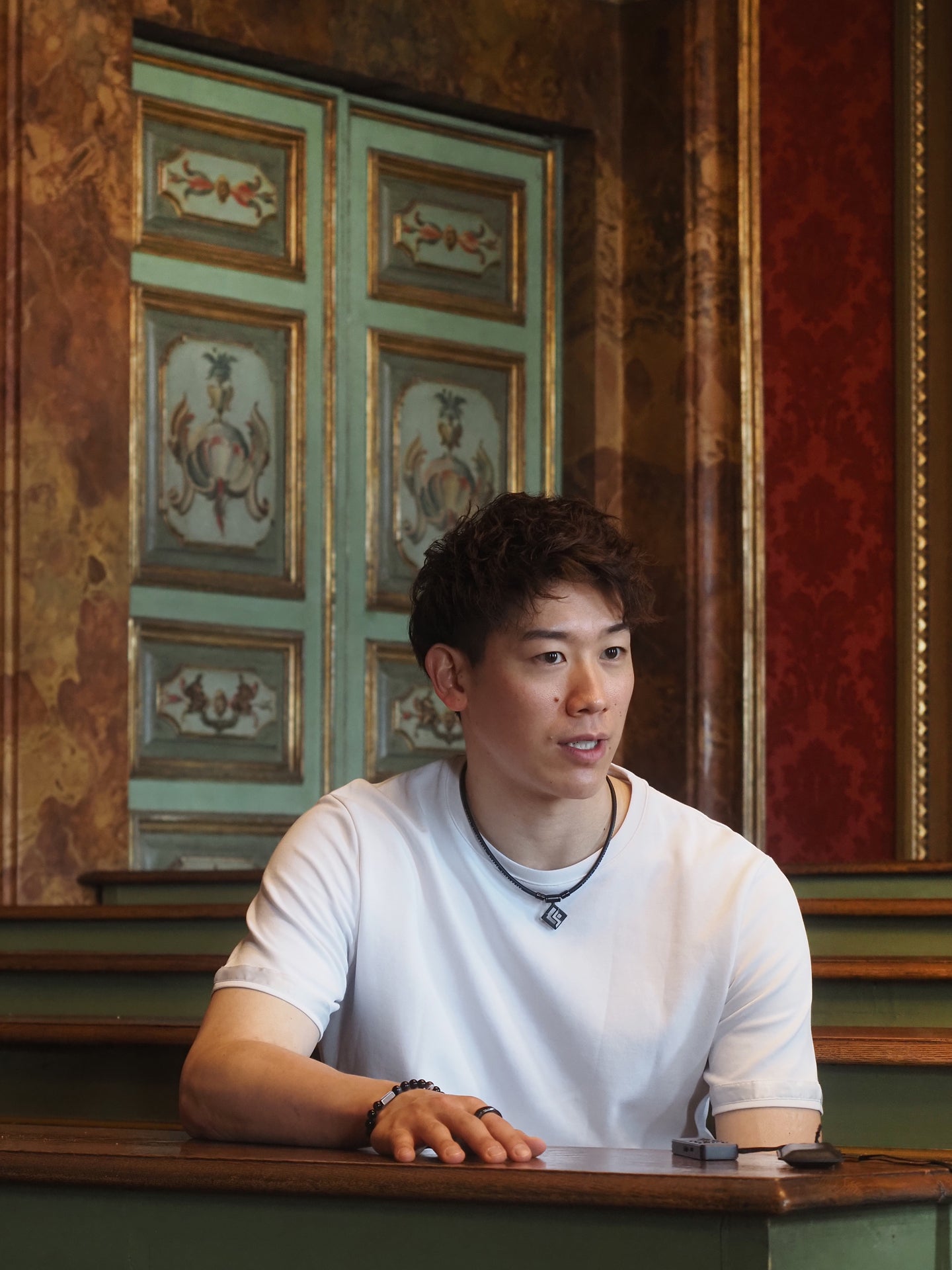 ペルージャでの２シーズンを振り返った石川祐希。<br />
取材協力：イタリア国立ペルージャ外国人大学<br />
撮影：Adriano Scognamillo