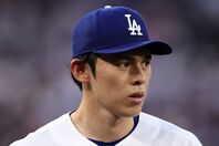 ７回無失点と好投を披露した佐々木。(C) Getty Images