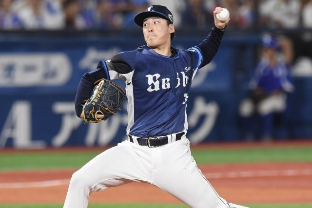 中日戦で８回２失点で５勝目を挙げた隅田。写真：鈴木颯太朗