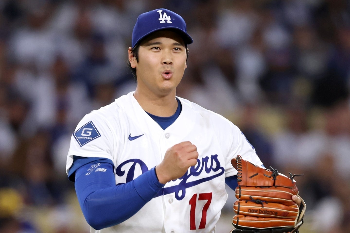 投打で活躍しているドジャースの大谷翔平が、過去最高のシーズンを送るかもしれない。(C)Getty Images