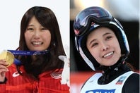 冬季五輪で活躍した村瀬と高梨が蔵王でのイベントでコラボ。(C) Getty Images