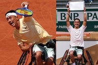 全仏オープン４連覇と同時に、昨年の全仏から四大大会５連続優勝と、小田凱人の勢いが止まらない。(C)Getty Images