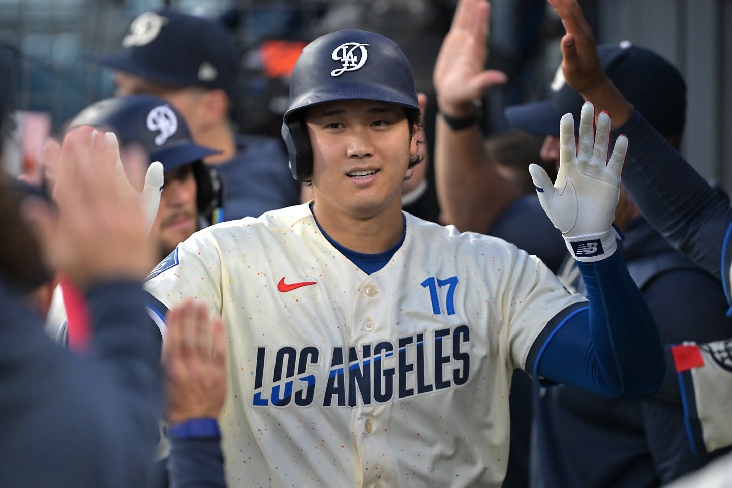 大谷翔平は打者一巡となった２打席目に11号HRを放った。(C)Getty Images