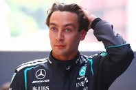 不調の原因が分からないと語るラッセル。(C)Getty Images