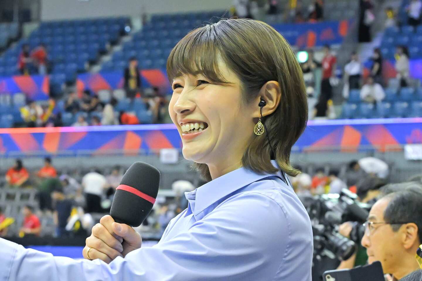 元女子バレー日本代表の狩野さん。写真：金子拓弥（THEDIGEST写真部）