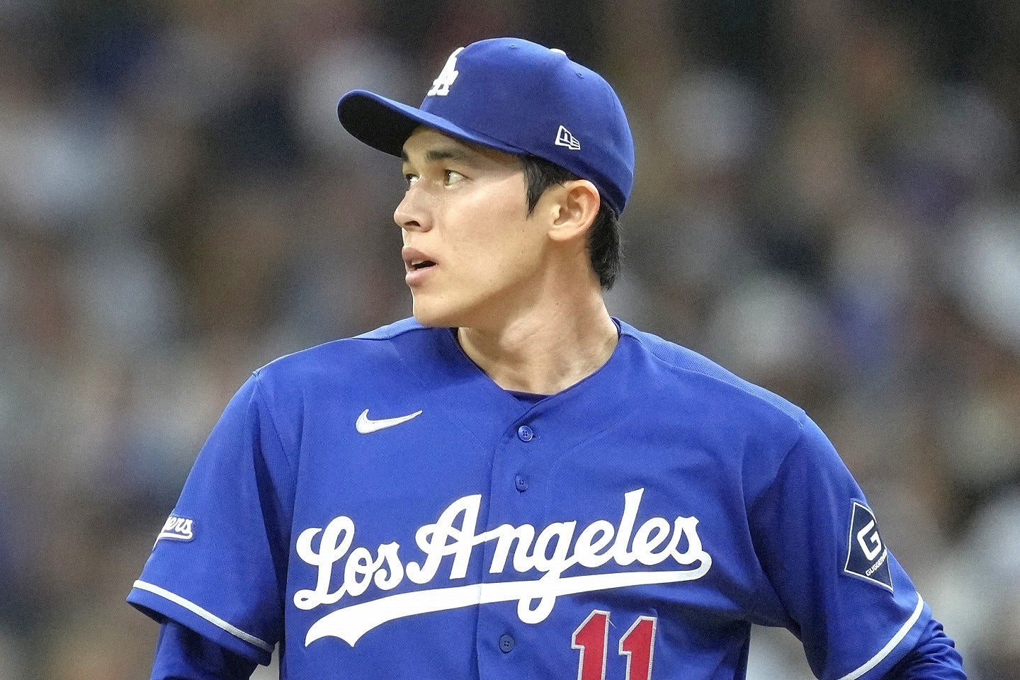 直近６戦で好調をキープしているドジャースの佐々木。(C)Getty Images